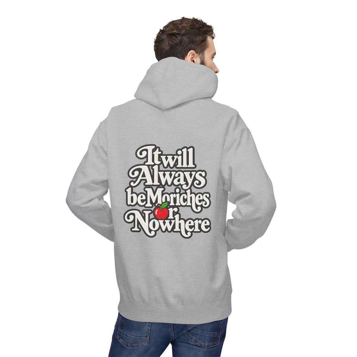 "MES or Nowhere" w/ apple- Moriches Hoodie