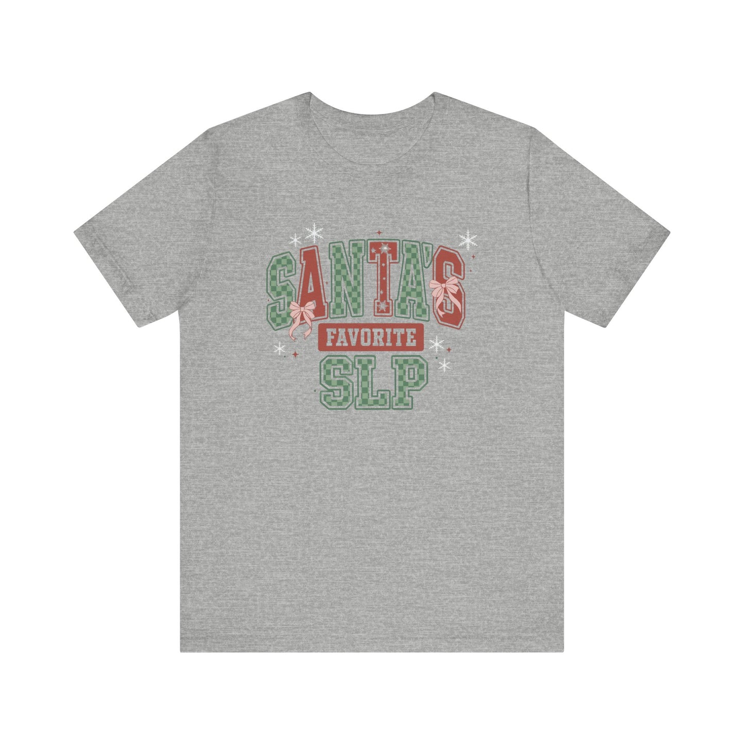 Santa's Favorite SLP — Christmas Unisex T‑Shirt