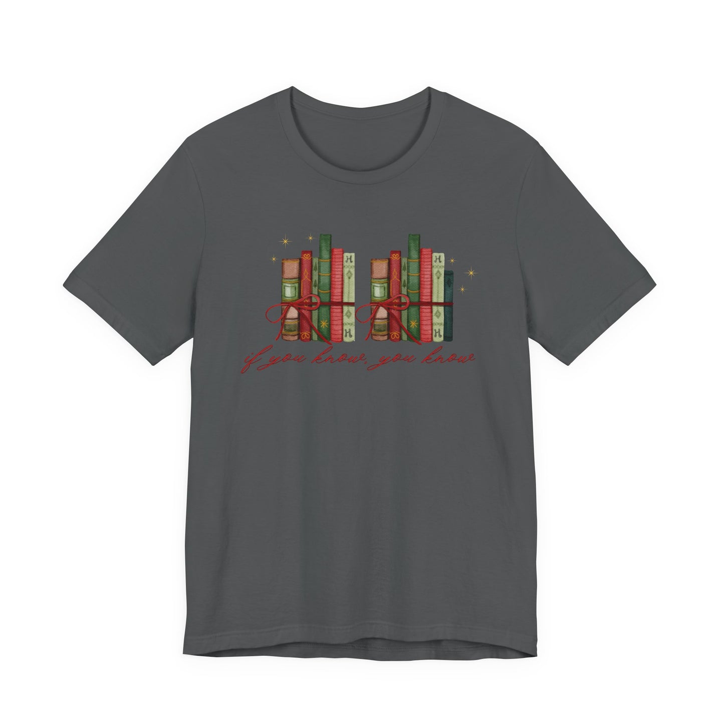 6-7 Books, "if you know you know"— Christmas Unisex T‑Shirt