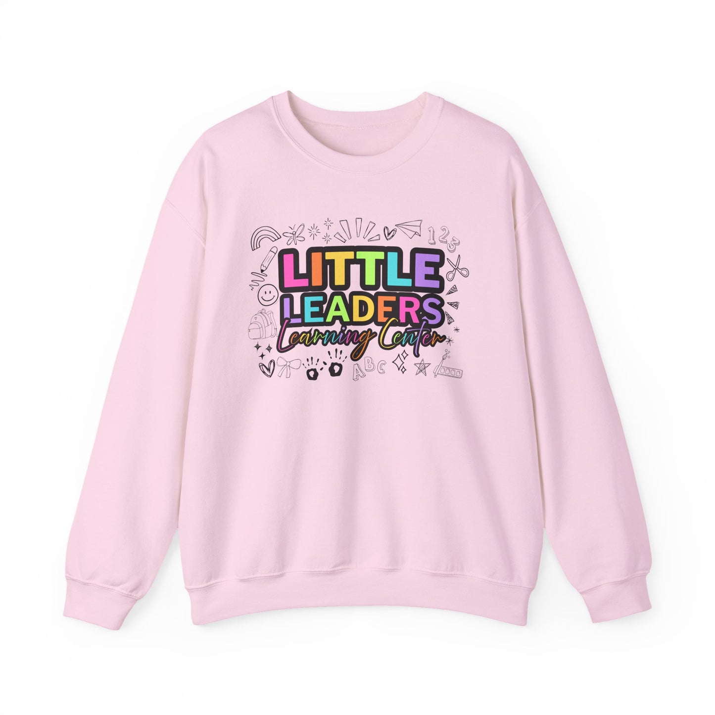 Little Leaders Doodle Colorful Crewneck Sweatshirt