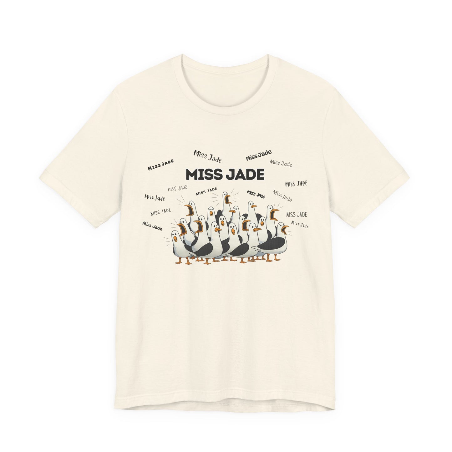 Miss Jade- Penguin Choir T-Shirt — Funny Teacher Personalized Tee