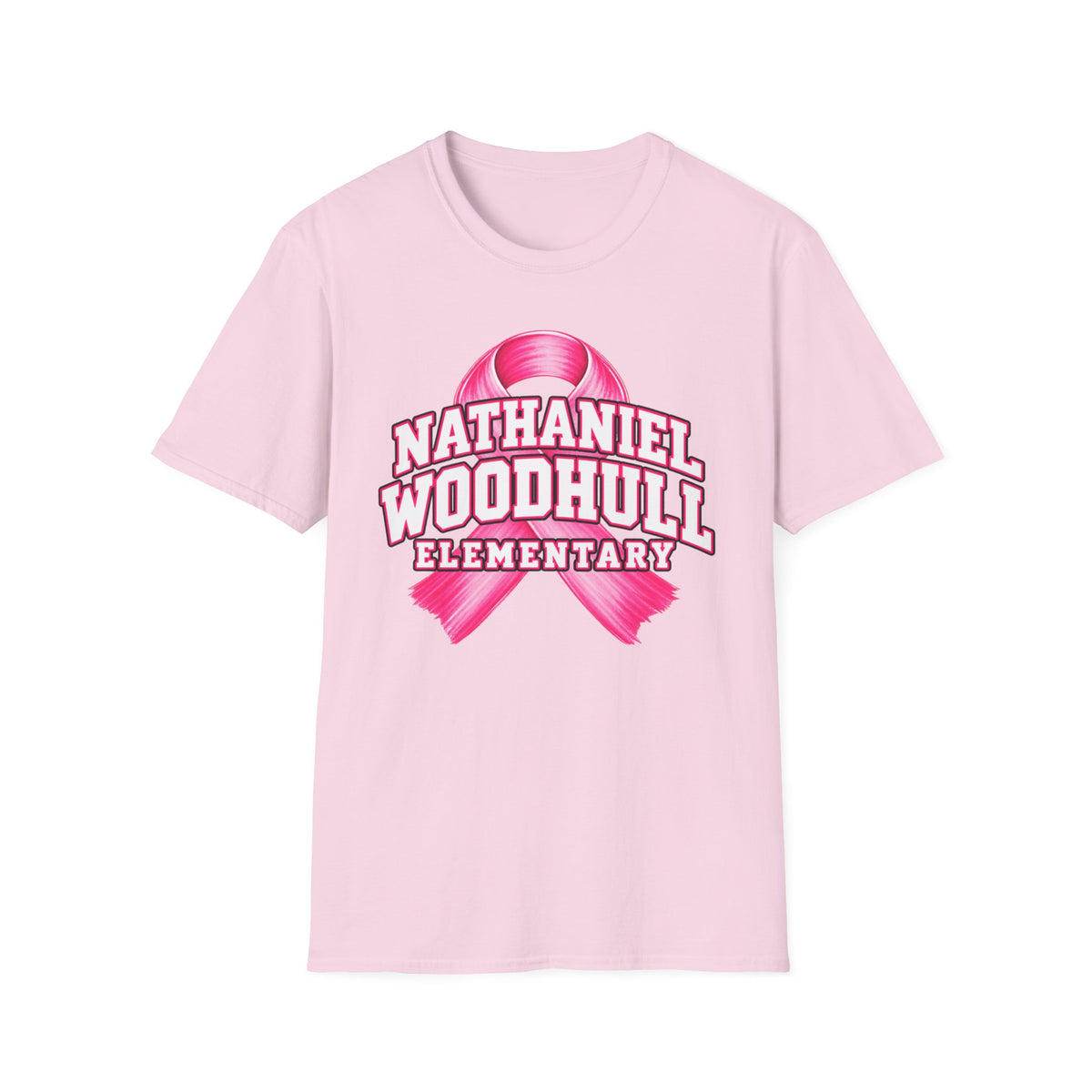 Woodhull-Breast Cancer Awareness Tee, Unisex Softstyle T-Shirt