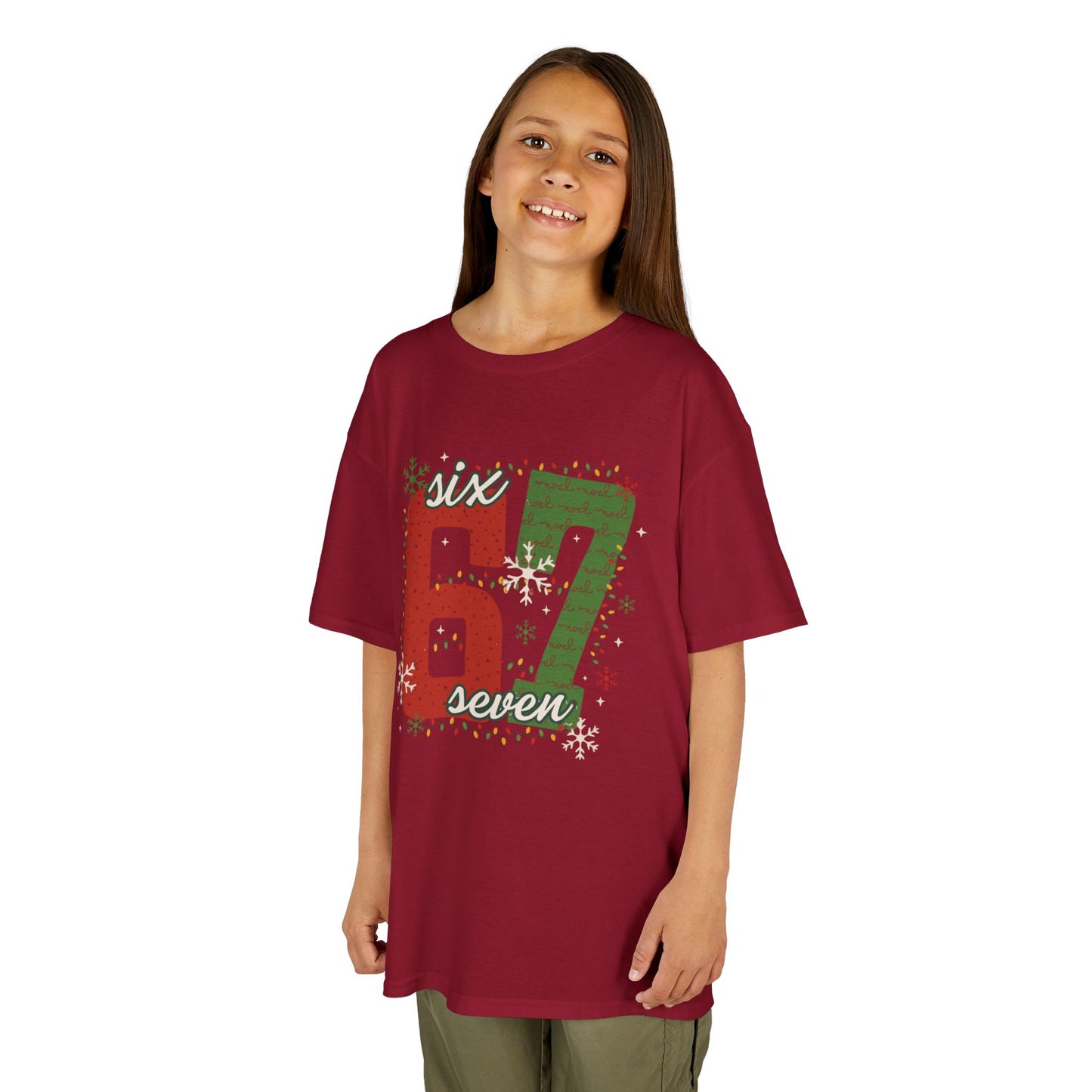 Kids '67' Christmas Number Graphic Tee — Youth- Christmas