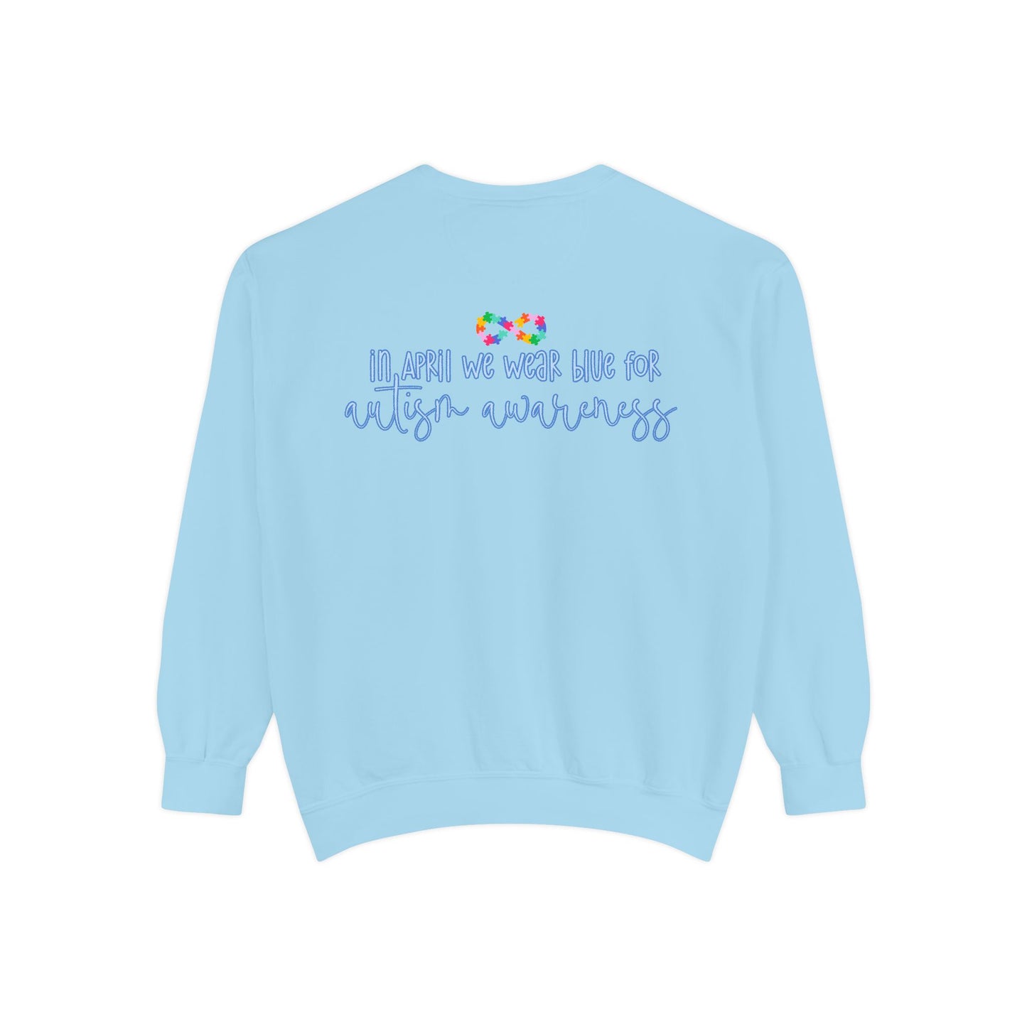 Autism Awareness Puzzle Piece & Ribbon Sweatshirt — Awareness Collection