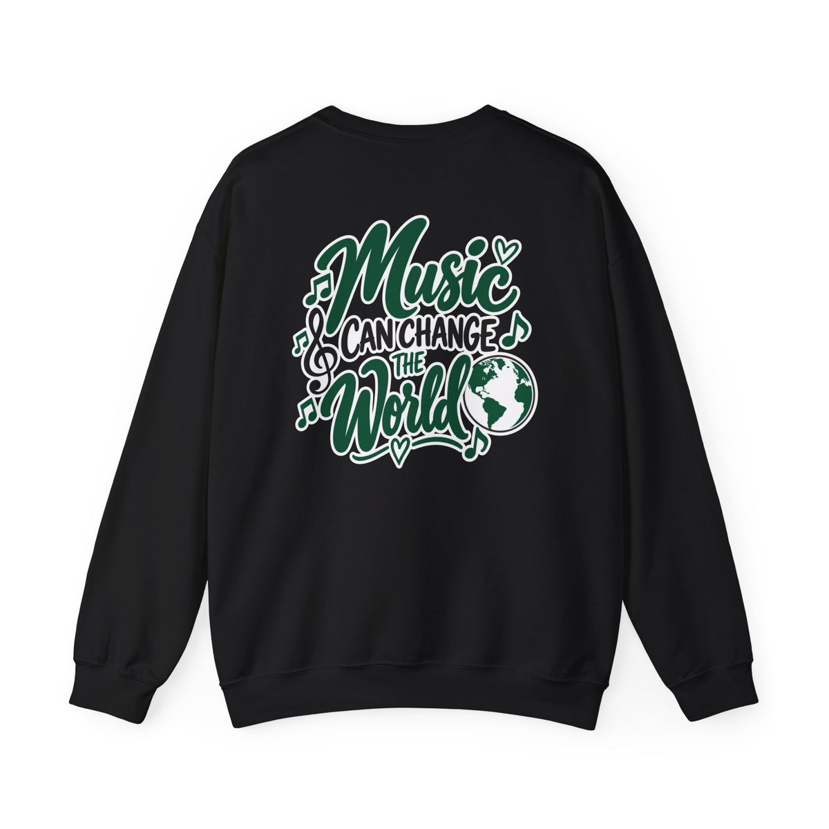 Moriches Music Sweatshirt — "Music Can Change the World" Crewneck
