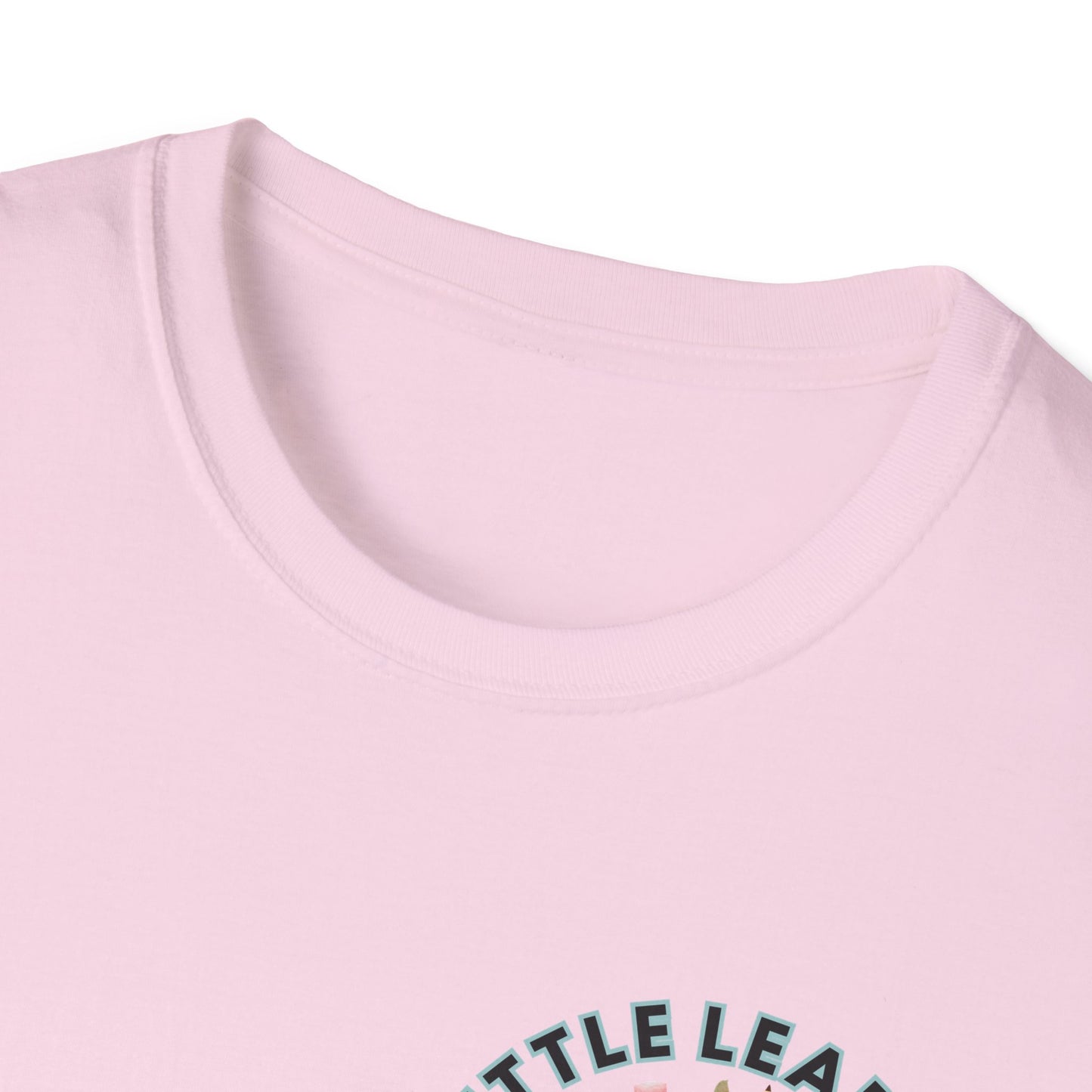 Little Leaders Teacher w/ Backpack Design Unisex Softstyle T-Shirt