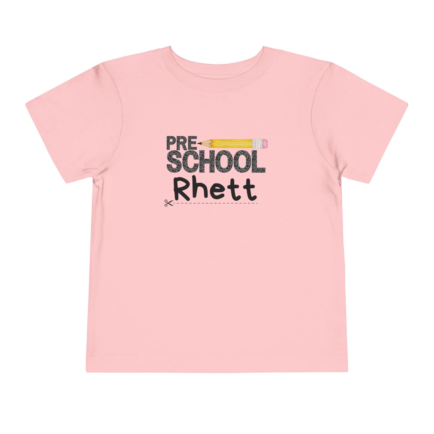 Preschool Boy Toddler Tee- Personalized - Back to School Shirt for Kids