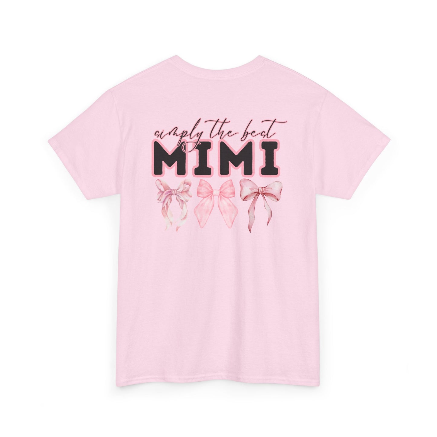 Mimi est 2026 Pink Bow Unisex Heavy Cotton Tee - Mother's Day
