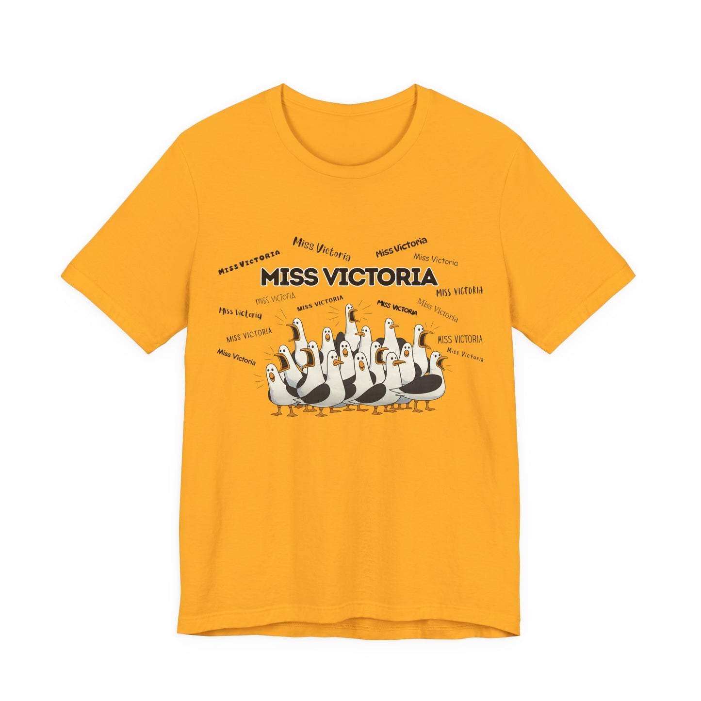 Miss Victoria- Penguin Choir T-Shirt — Funny Teacher Personalized Tee