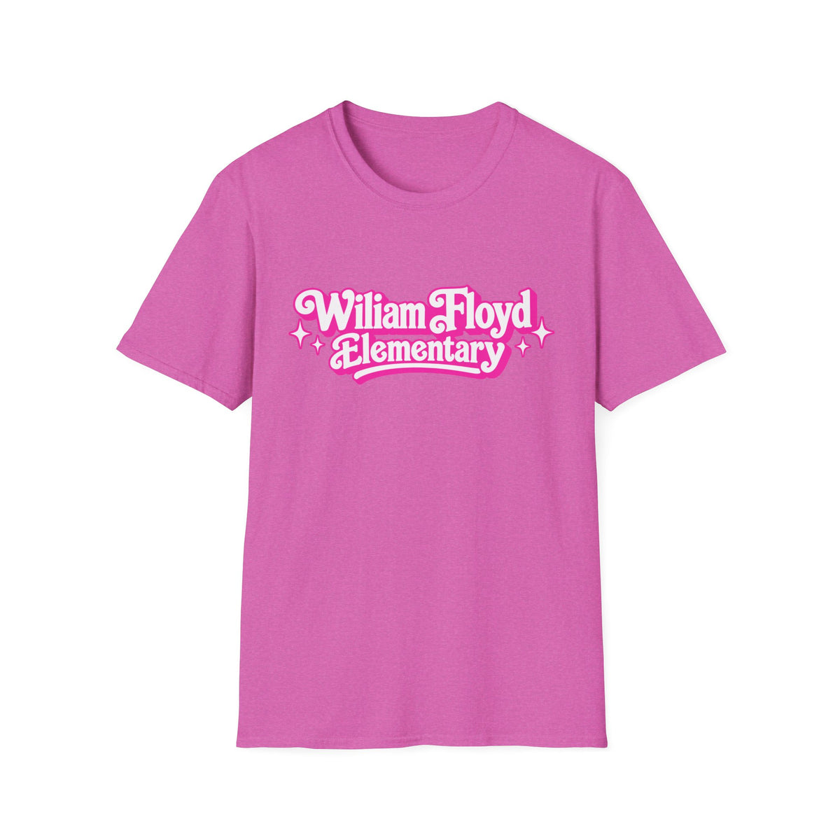 WFE Barbie (w/sparkles) -Breast Cancer Awareness Tee, Unisex Softstyle T-Shirt