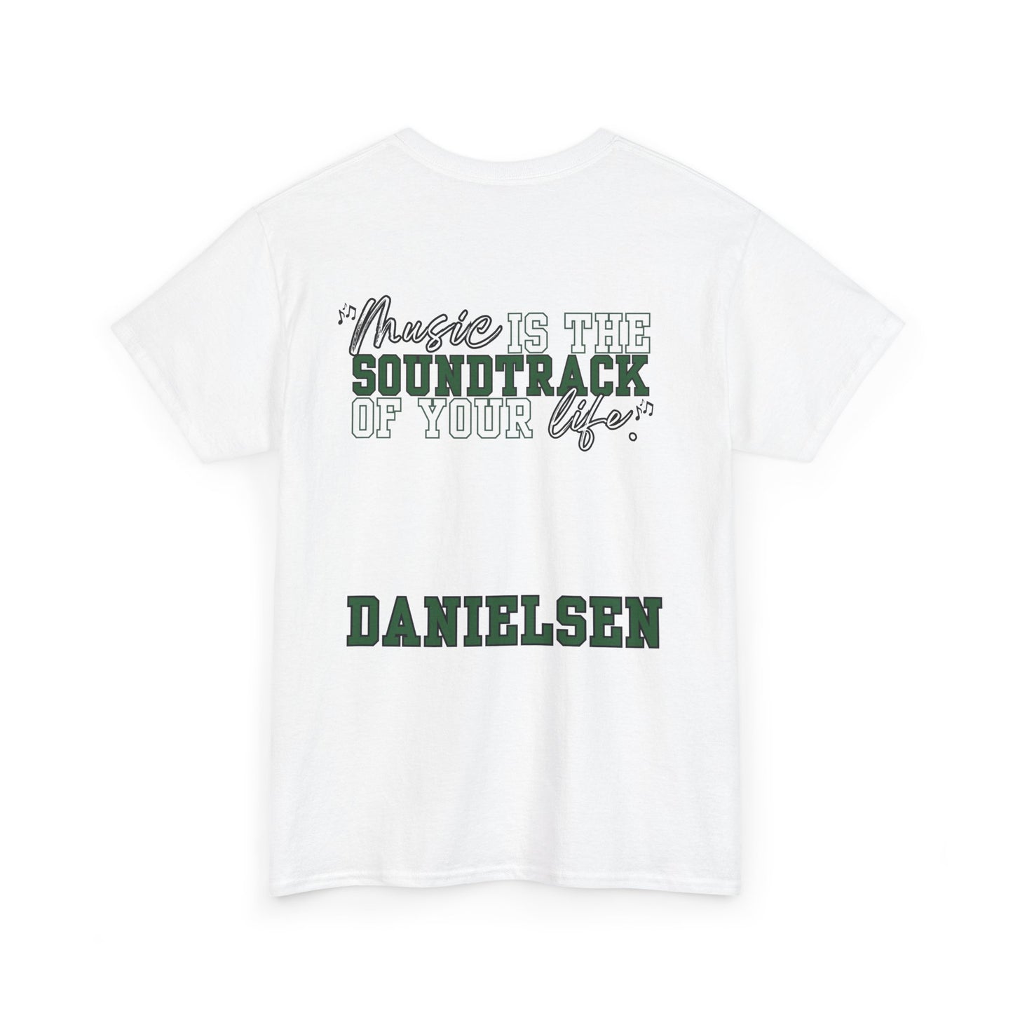 Danielsen- Floyd Music Heavy Cotton Tee - "Music is the Soundtrack of Your Life" Unisex T-Shirt- Personalized