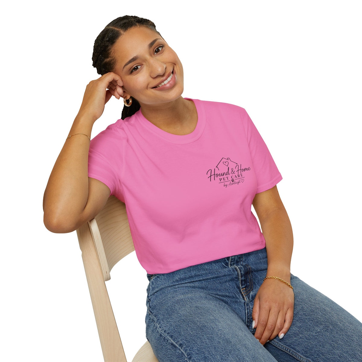 Hound & Home "Stay Pawsitive" — T-Shirt