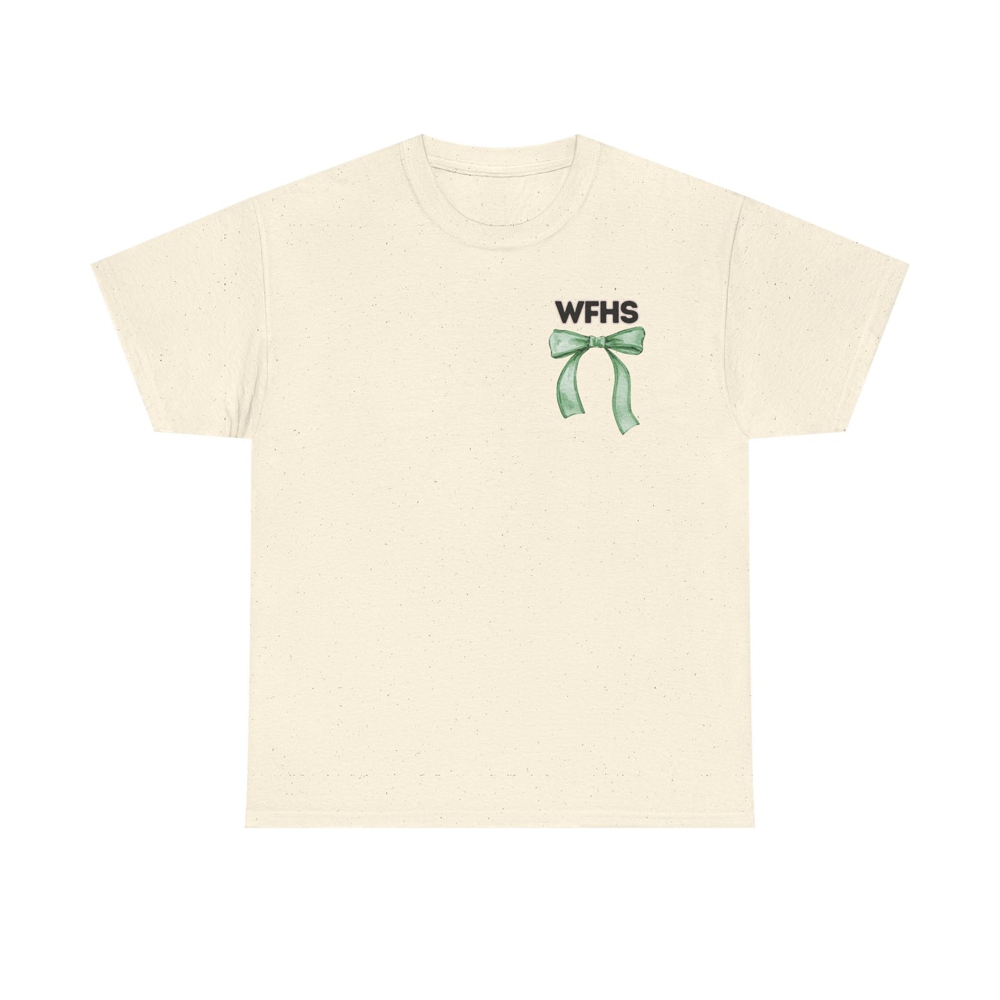 WFHS- TEAM 1 WEST- Floyd Strong Teacher and Bows- Unisex Heavy Cotton Tee with Bow Design