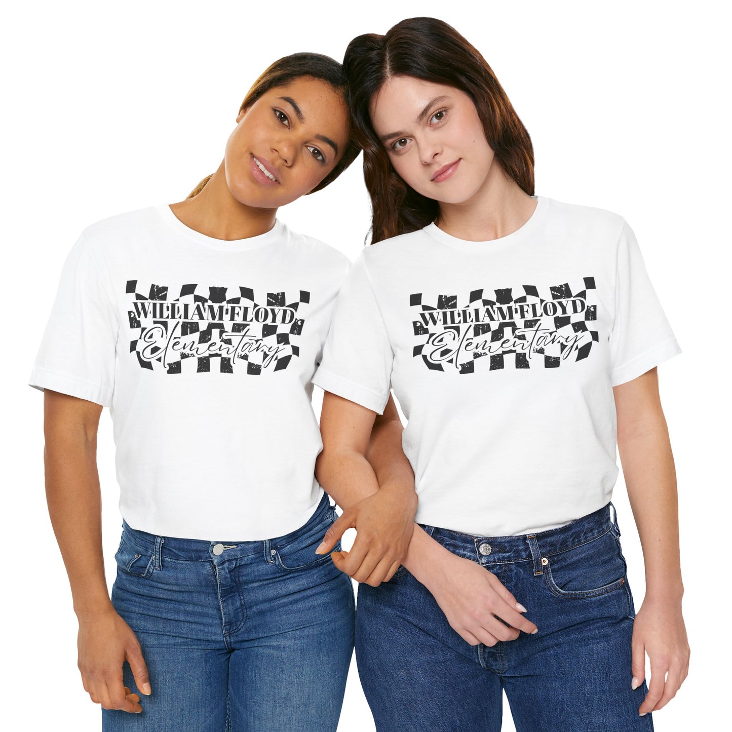 WFE Checkered Logo Unisex Jersey Tee