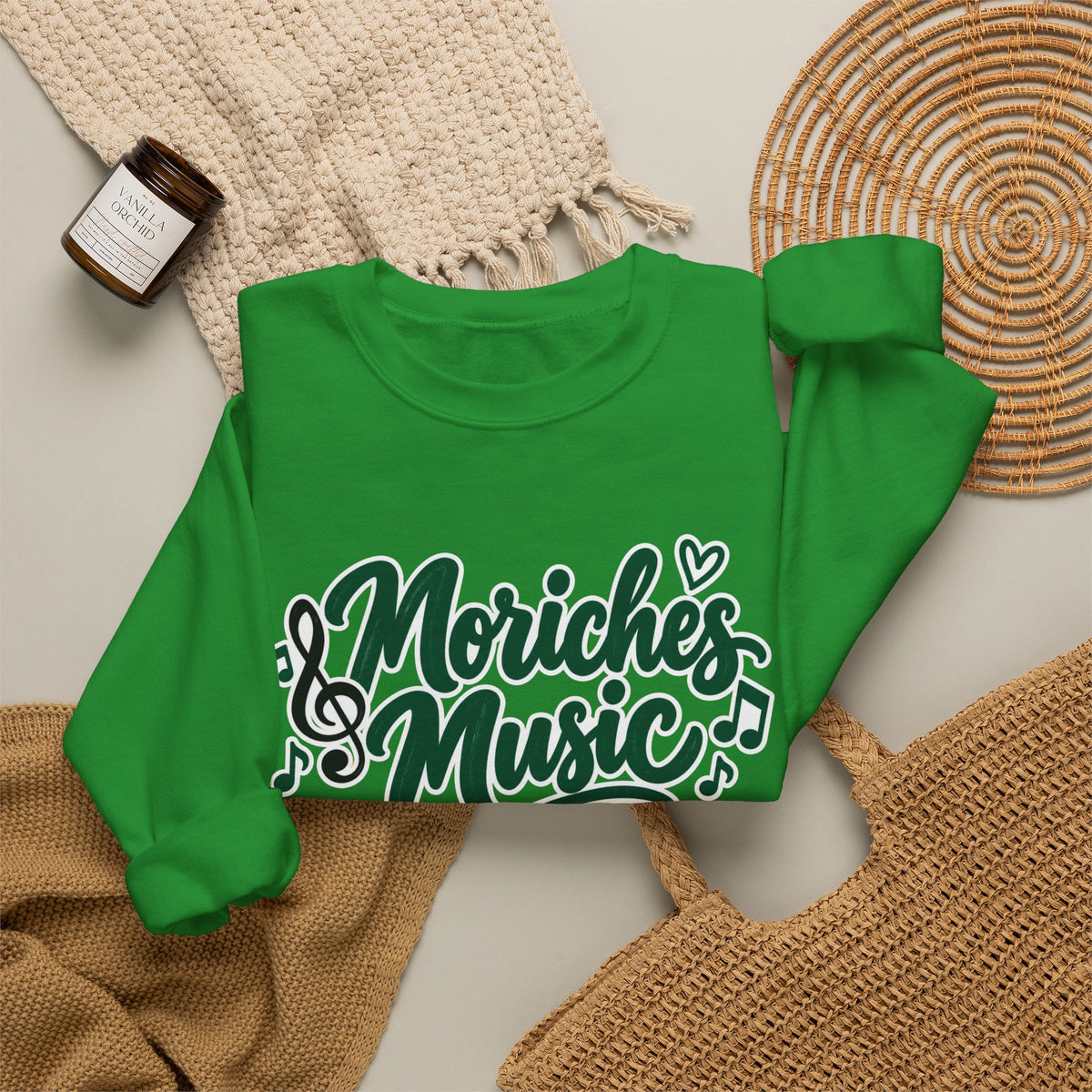 Moriches Music Sweatshirt — "Music Can Change the World" Crewneck