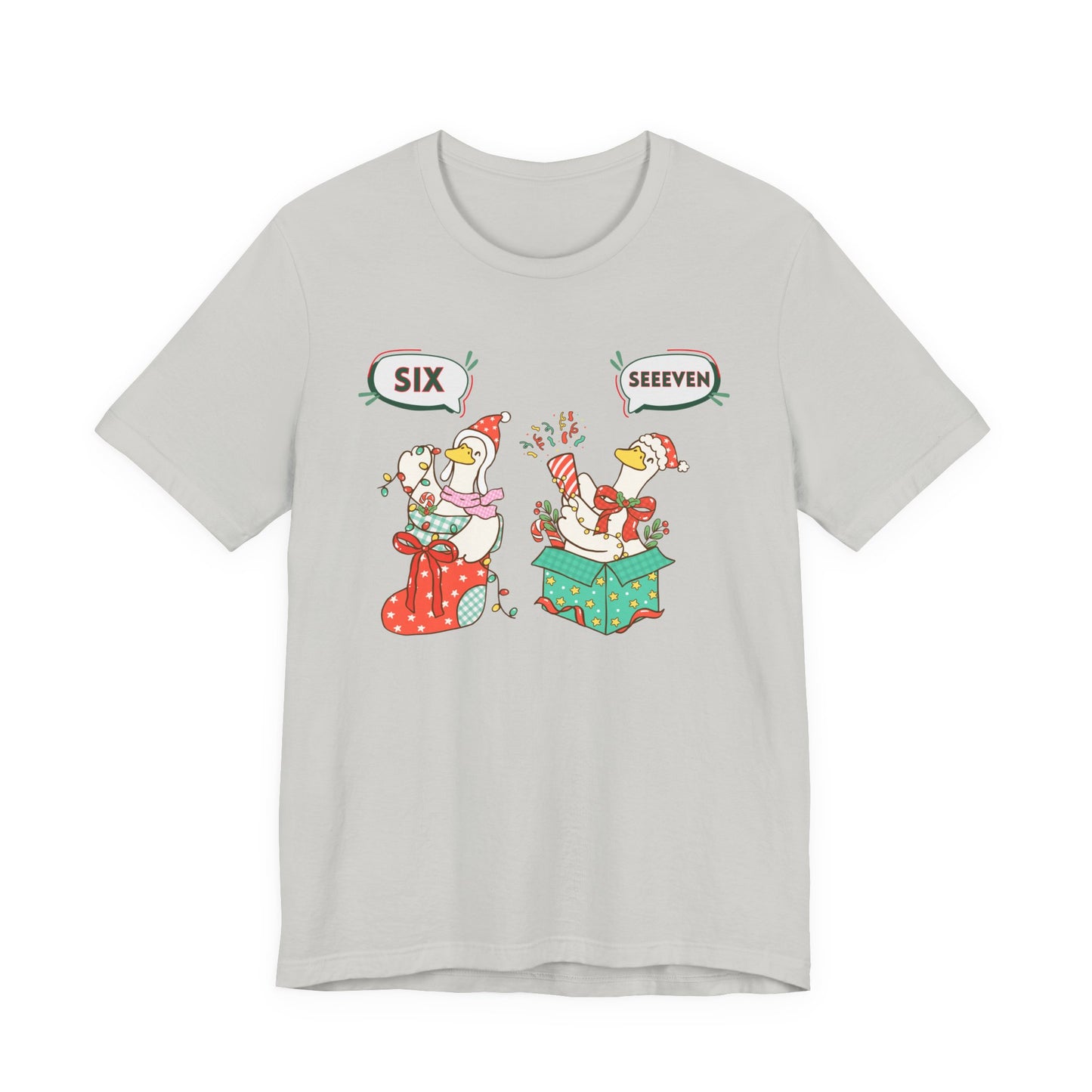Festive Silly Goose 6-7— Christmas Unisex T‑Shirt