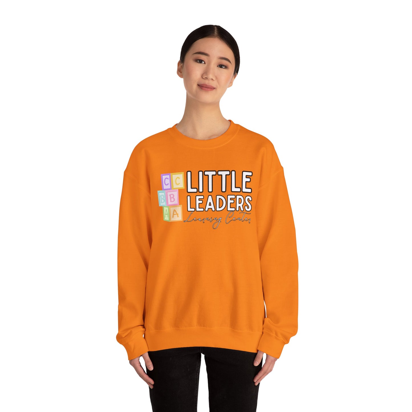 Little Leaders w/ Blocks Crewneck Unisex Sweatshirt