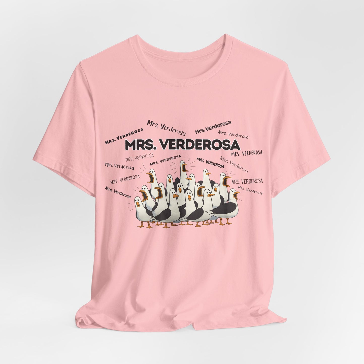 Mrs. Verderosa Penguin Choir T-Shirt — Funny Teacher Personalized Tee