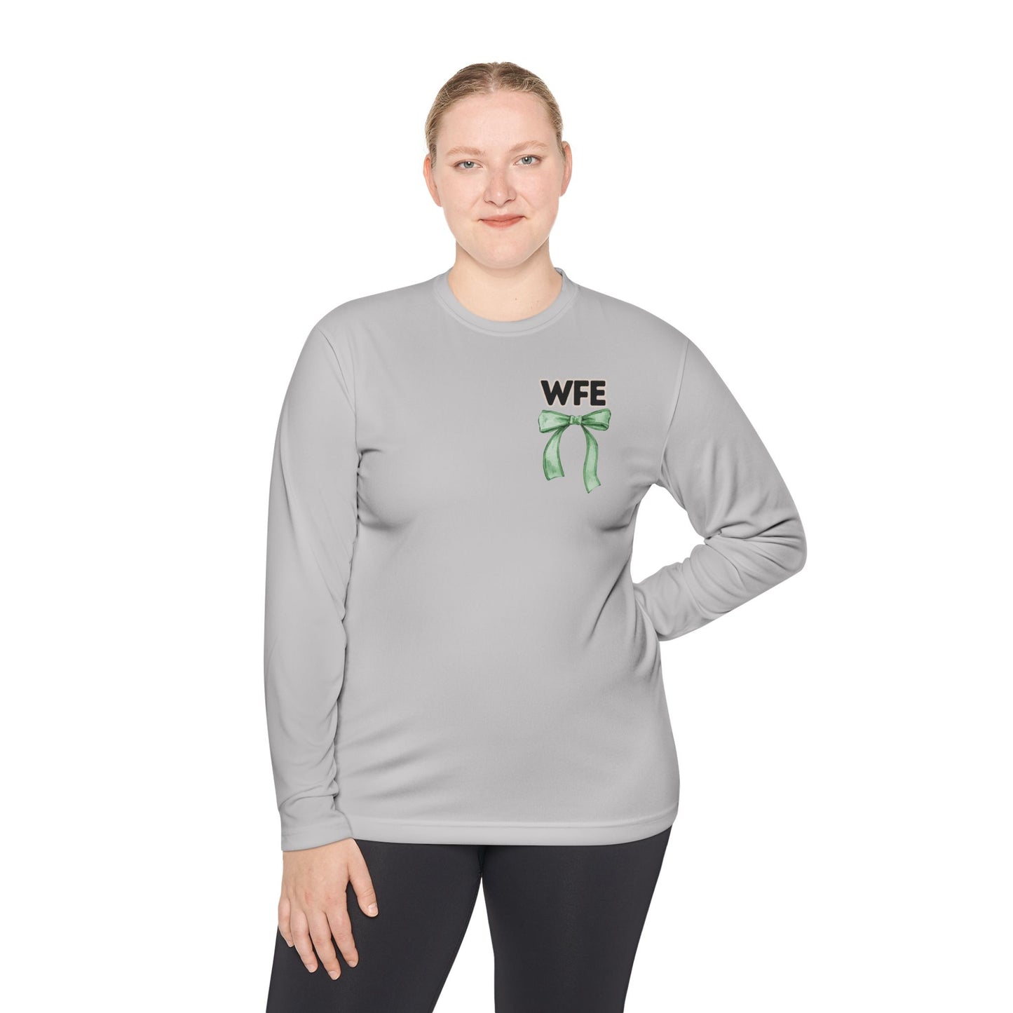 WFE Teacher Bow Long Sleeve Tee