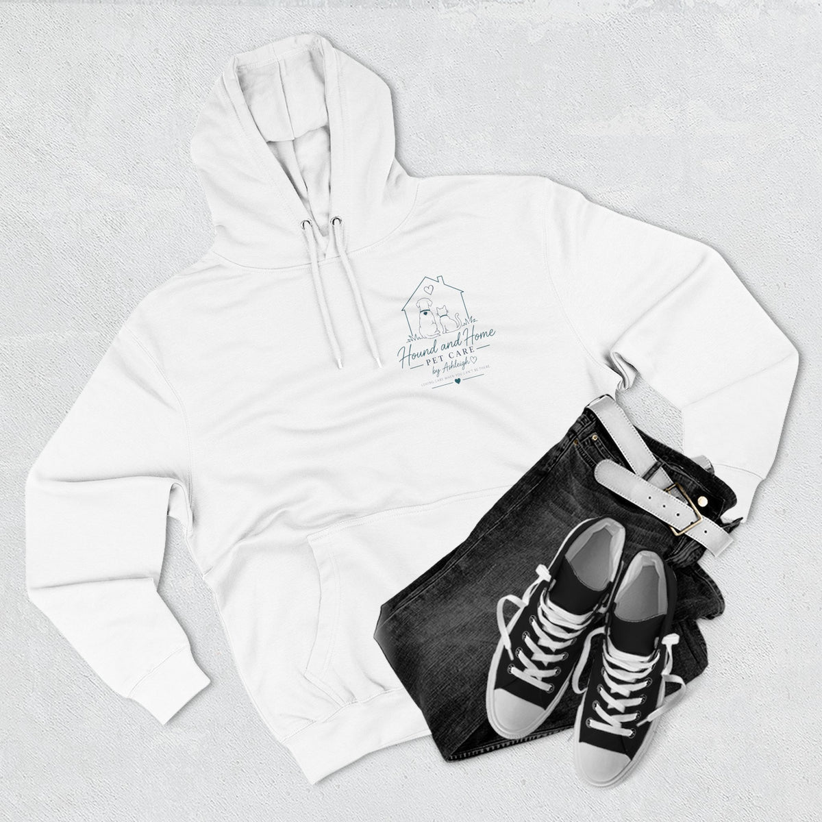 Ashleigh — "Hound and Home" Logo Personalized Pullover
