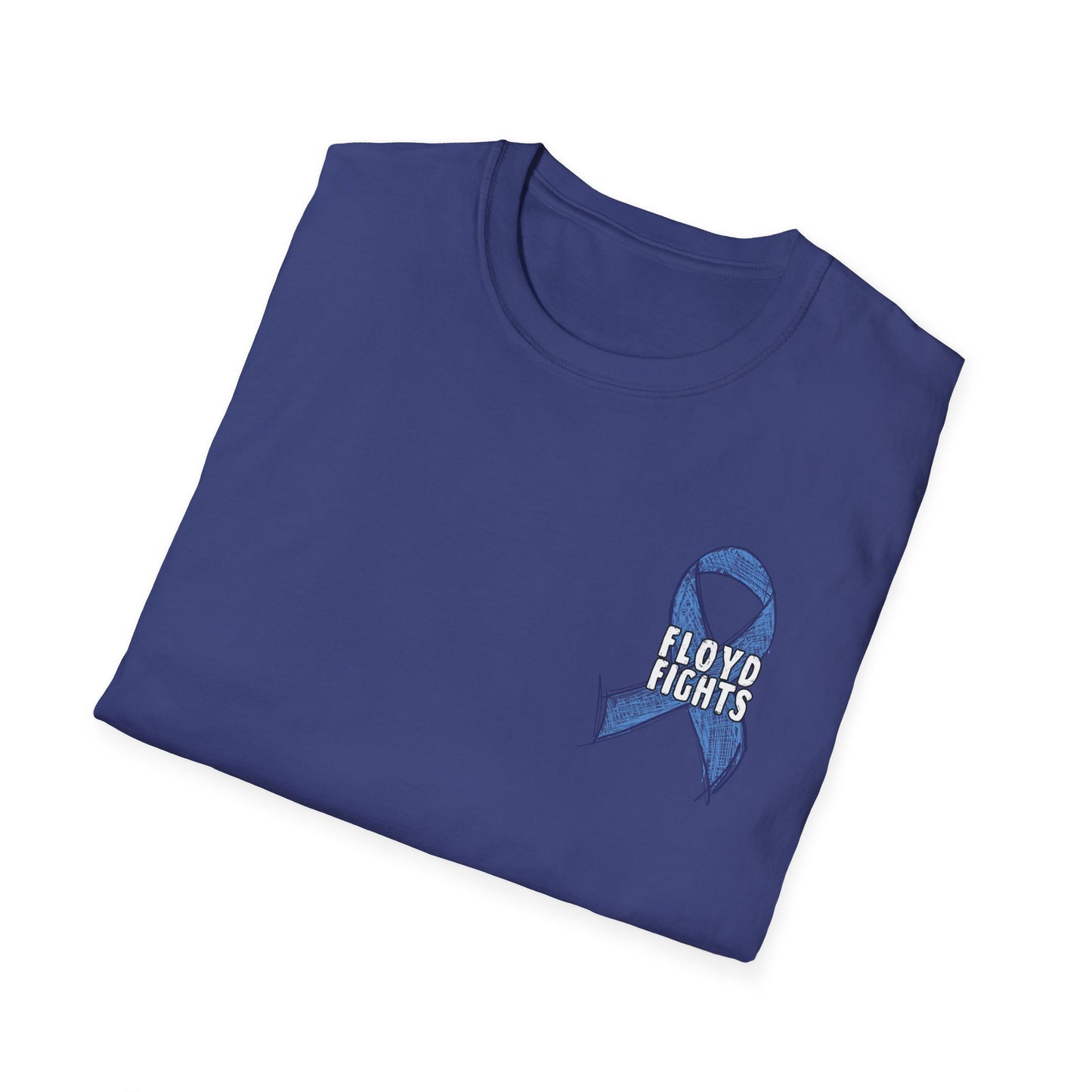 FLOYD FIGHTS Ribbon Diabetes Awareness T-Shirt | Softstyle Tee