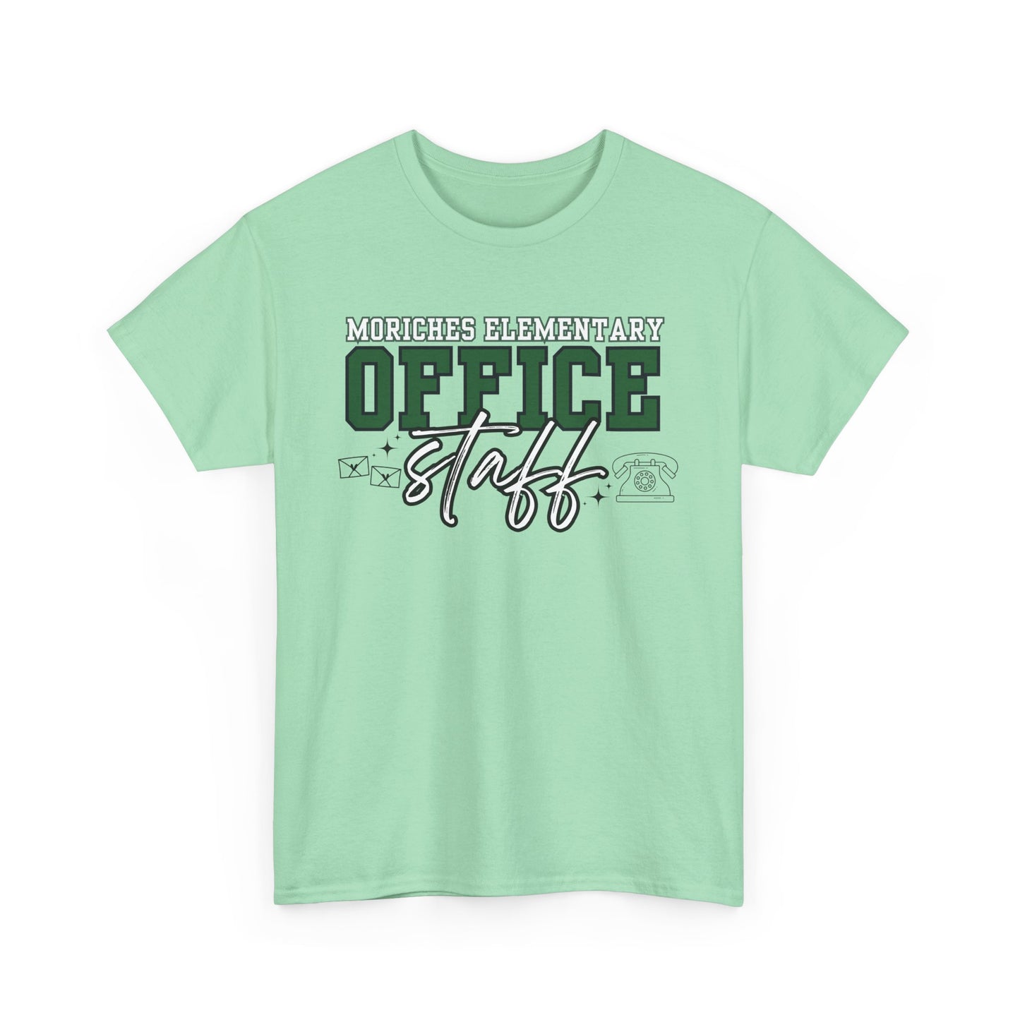 Moriches Office Staff Unisex Heavy Cotton Tee - Heart & Soul of Moriches Design
