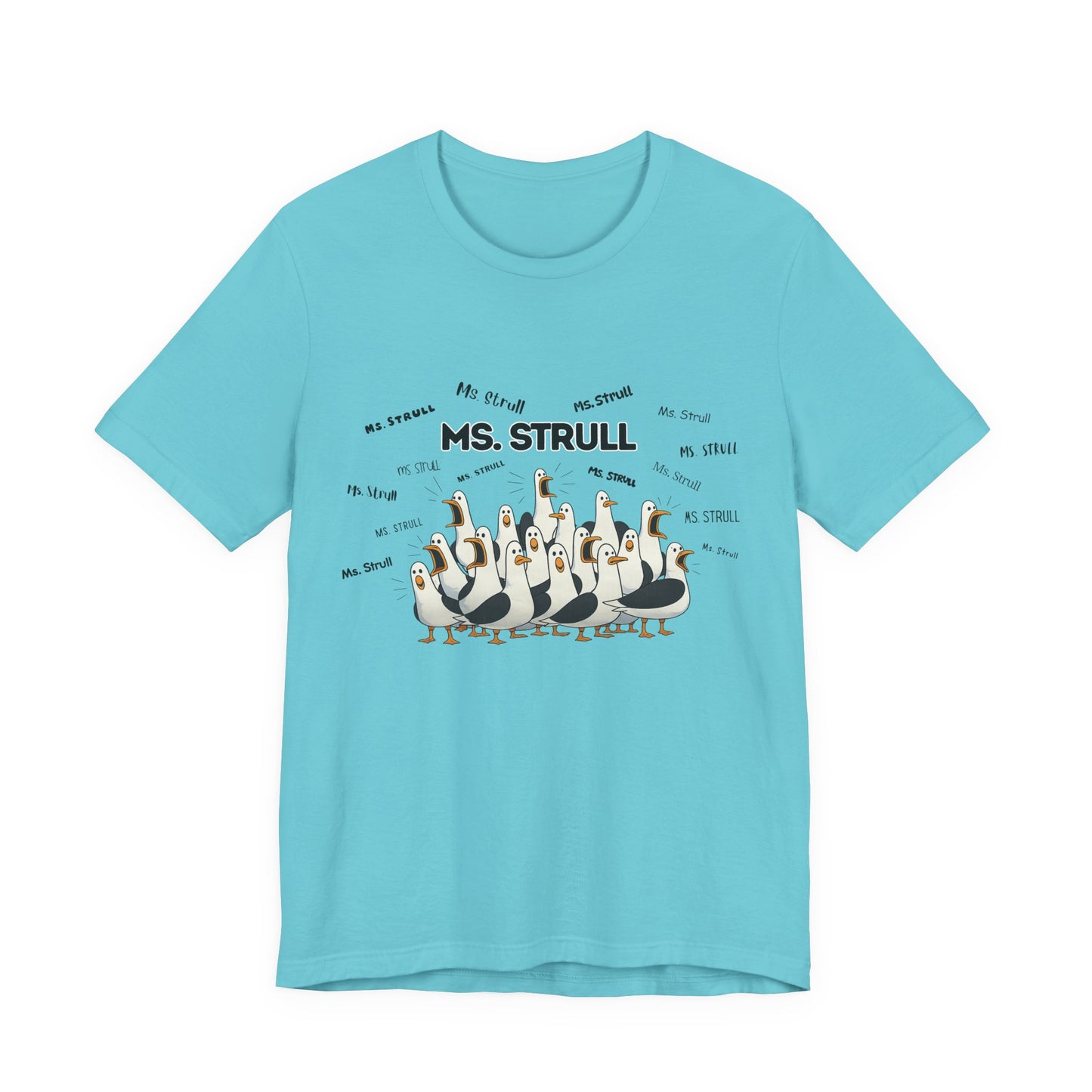 Mrs. Strull Penguin Choir T-Shirt — Funny Teacher Personalized Tee