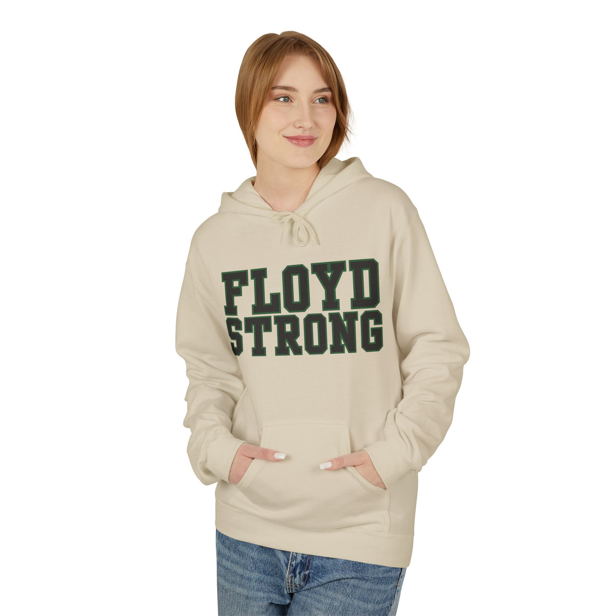 Floyd Strong Hoodie (no back)- Unisex Midweight Fleece