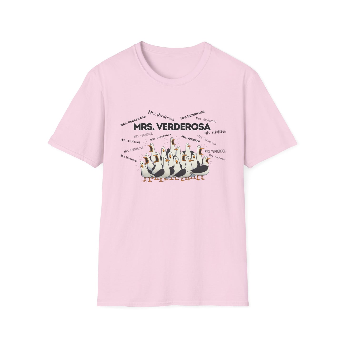 Mrs. Verderosa- Seagull Crew Graphic T-Shirt — Personalized