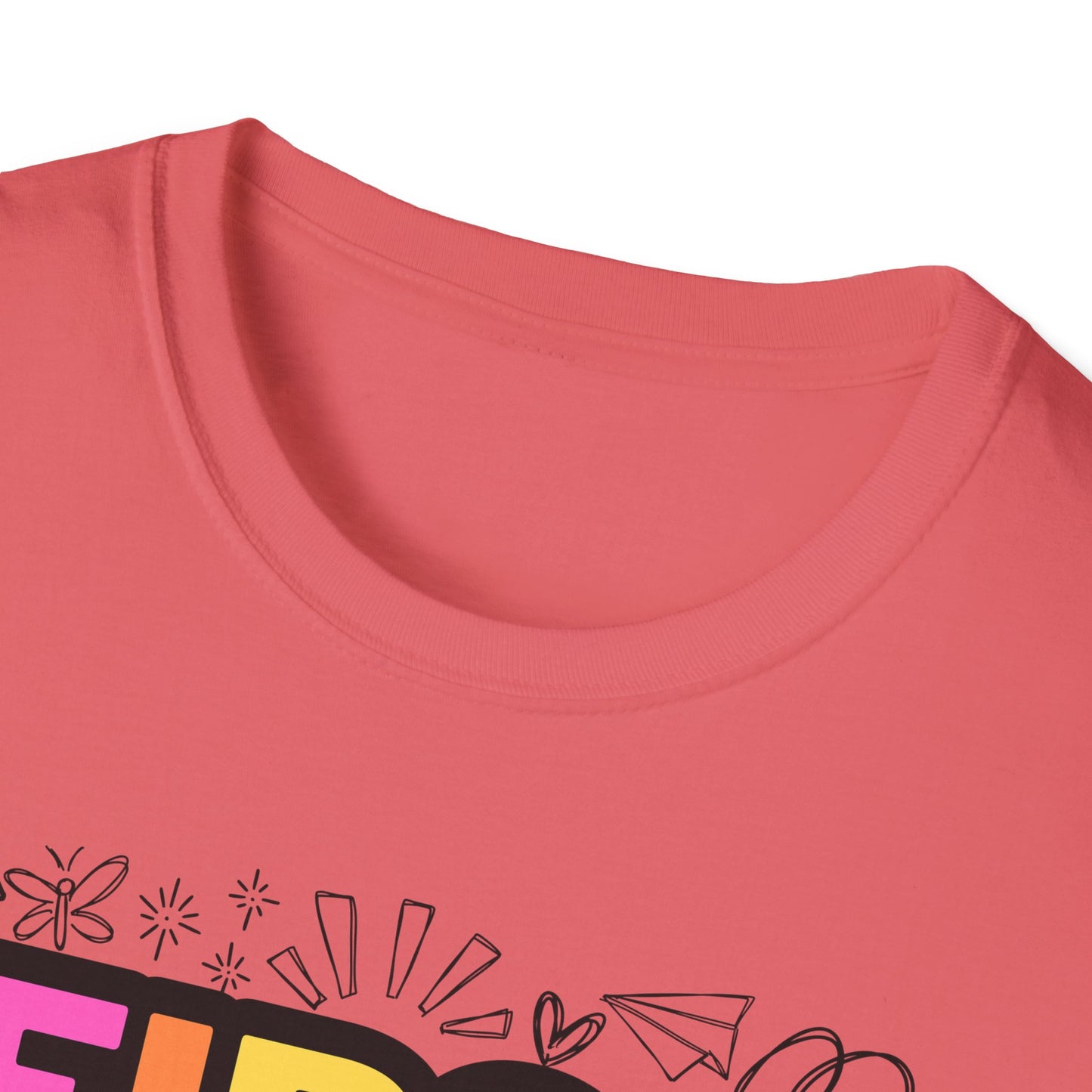 Dream Team- 1st Grade- Unisex Softstyle T-Shirt- Teacher Life