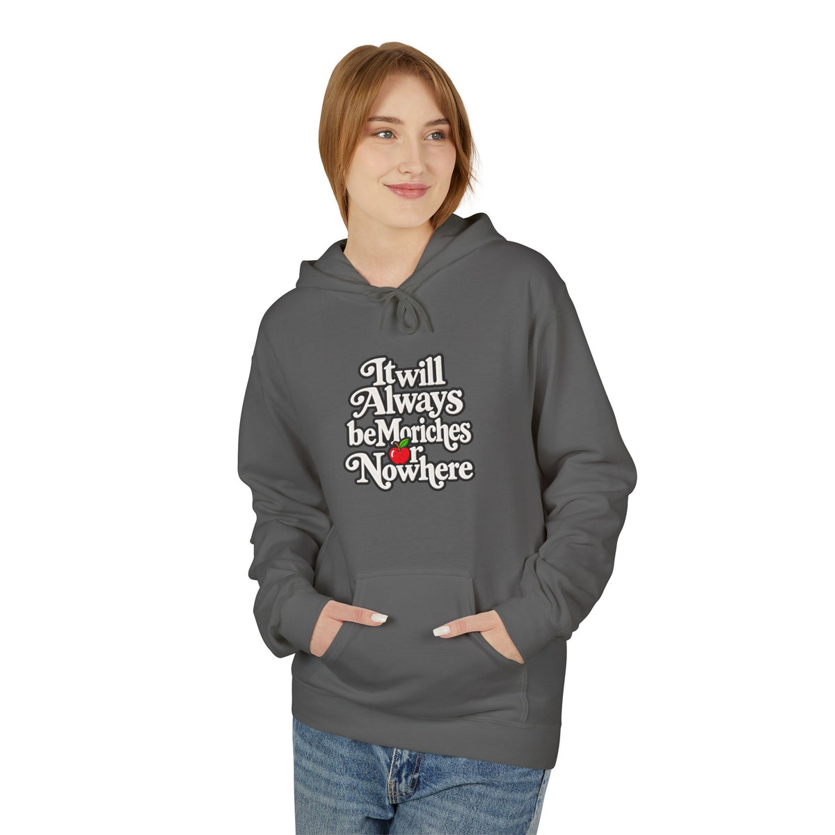 "MES or Nowhere" w/ apple- Moriches Hoodie