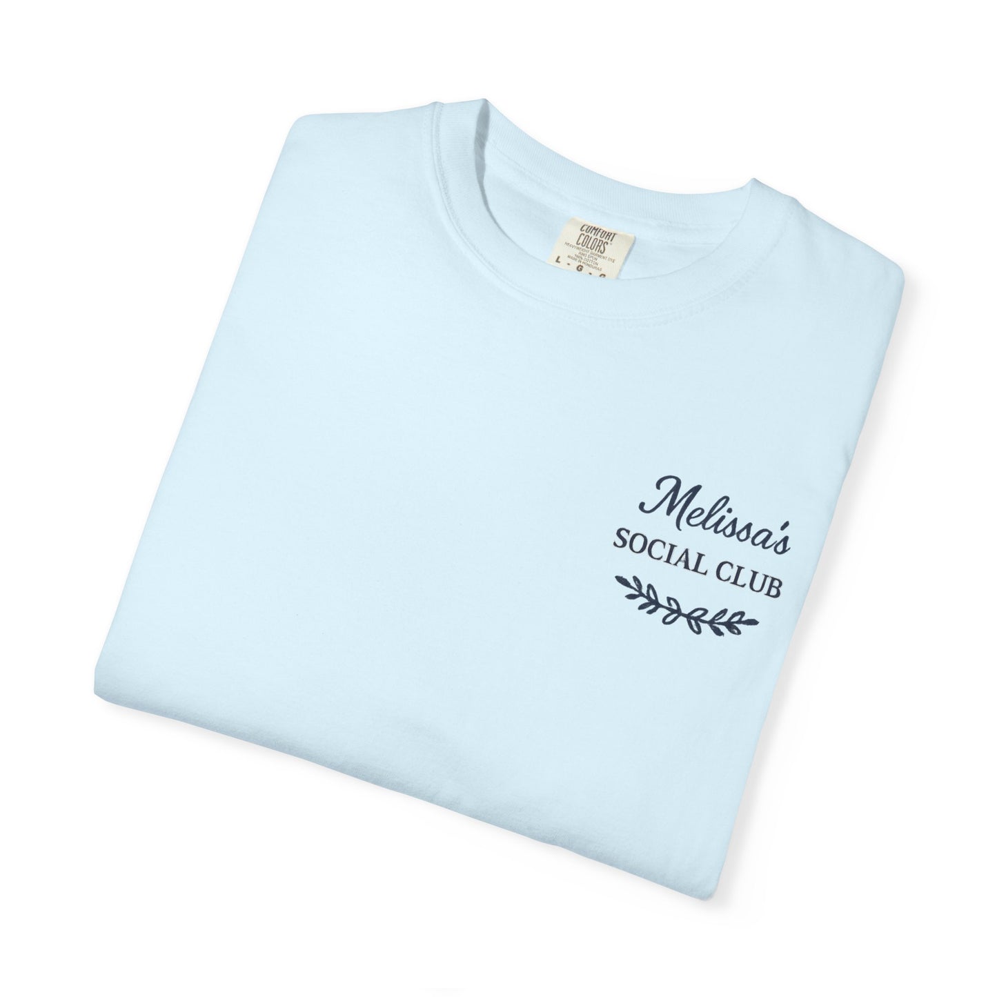 Melissa's Social Club T-Shirt —Personalized