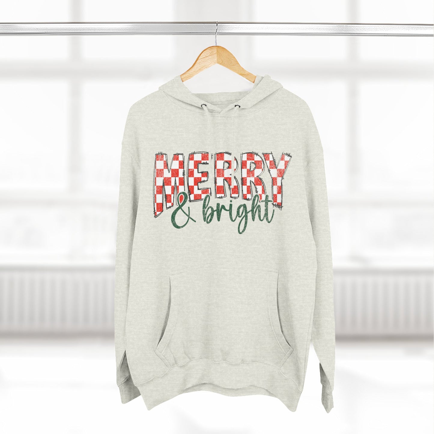 Merry & Bright Hoodie — Holiday Fleece