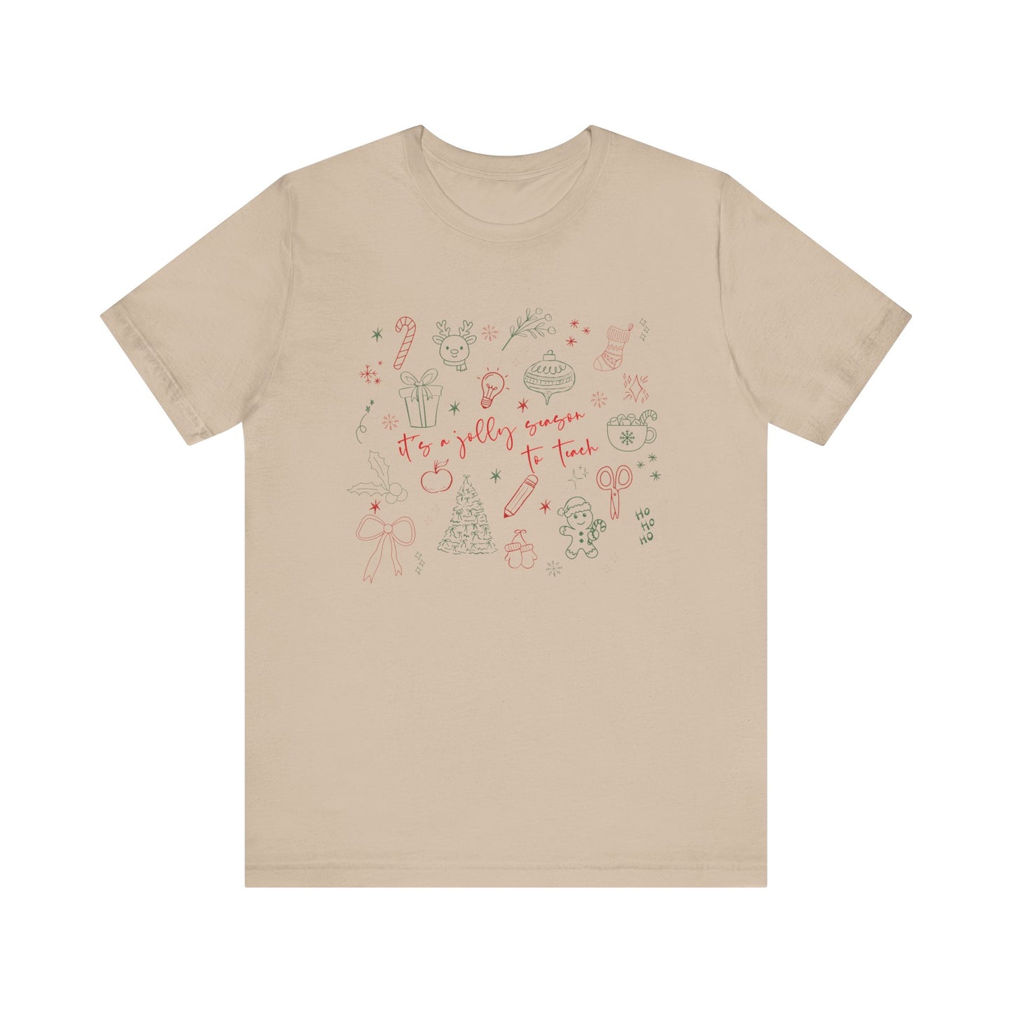 It's a Jolly Season to Teach— Christmas Unisex T‑Shirt