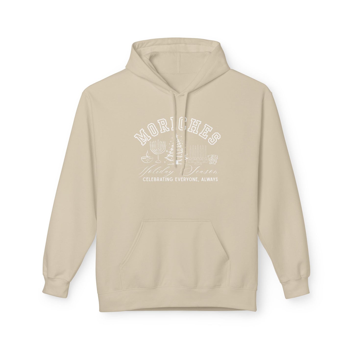 MORICHES Midweight Fleece Unisex Hoodie- Christmas