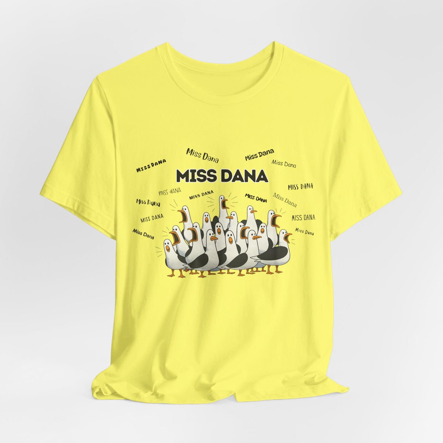 Miss Dana- Penguin Choir T-Shirt — Funny Teacher Personalized Tee