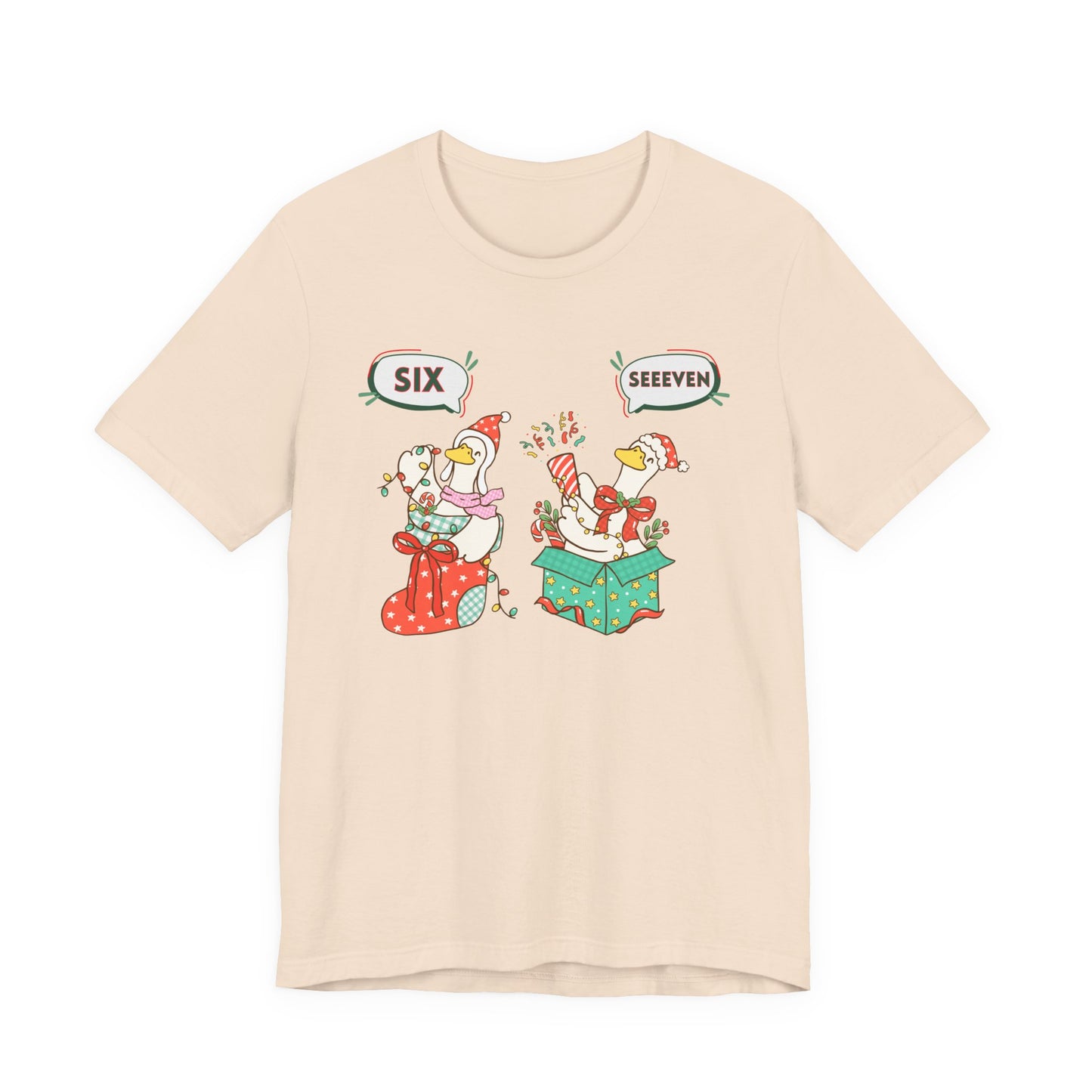 Festive Silly Goose 6-7— Christmas Unisex T‑Shirt
