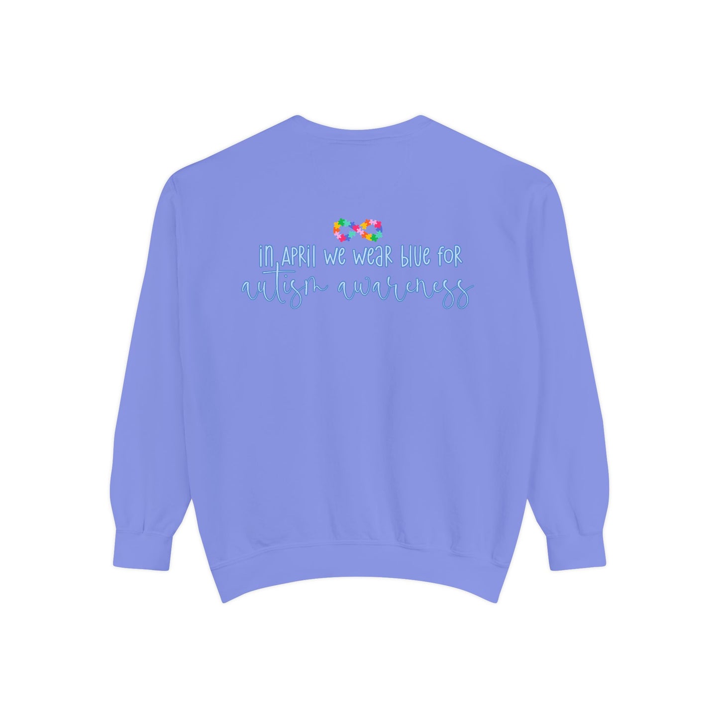Autism Awareness Puzzle Piece & Ribbon Sweatshirt — Awareness Collection