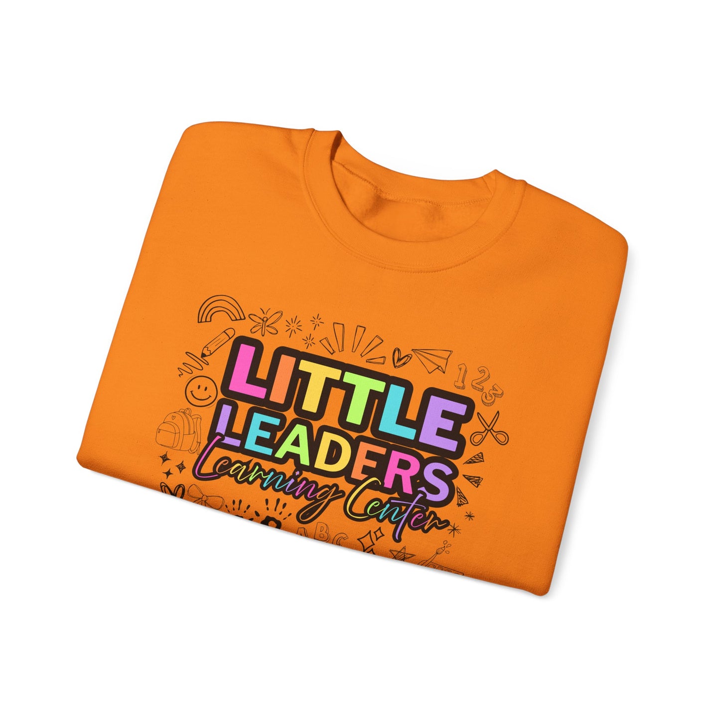 Little Leaders Doodle Colorful Crewneck Sweatshirt