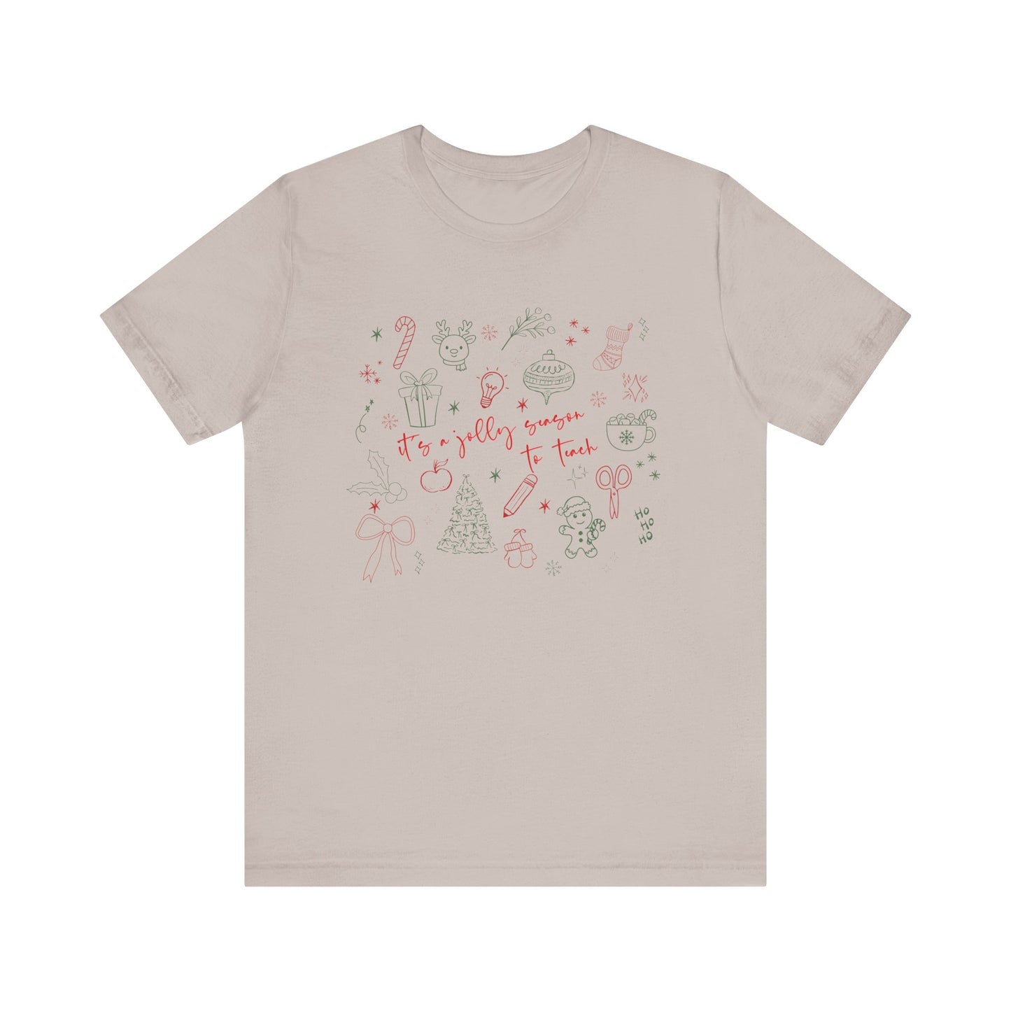 It's a Jolly Season to Teach— Christmas Unisex T‑Shirt