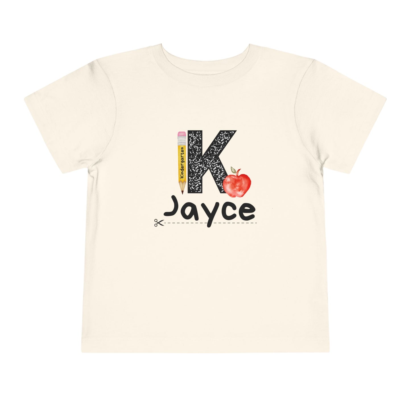 Jayce- K- Personalized Toddler Tee - Back to School Collection