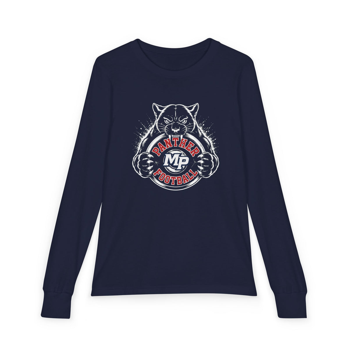 MP FOOTBALL- PANTHER SHIRT- Youth Long Sleeve Tee