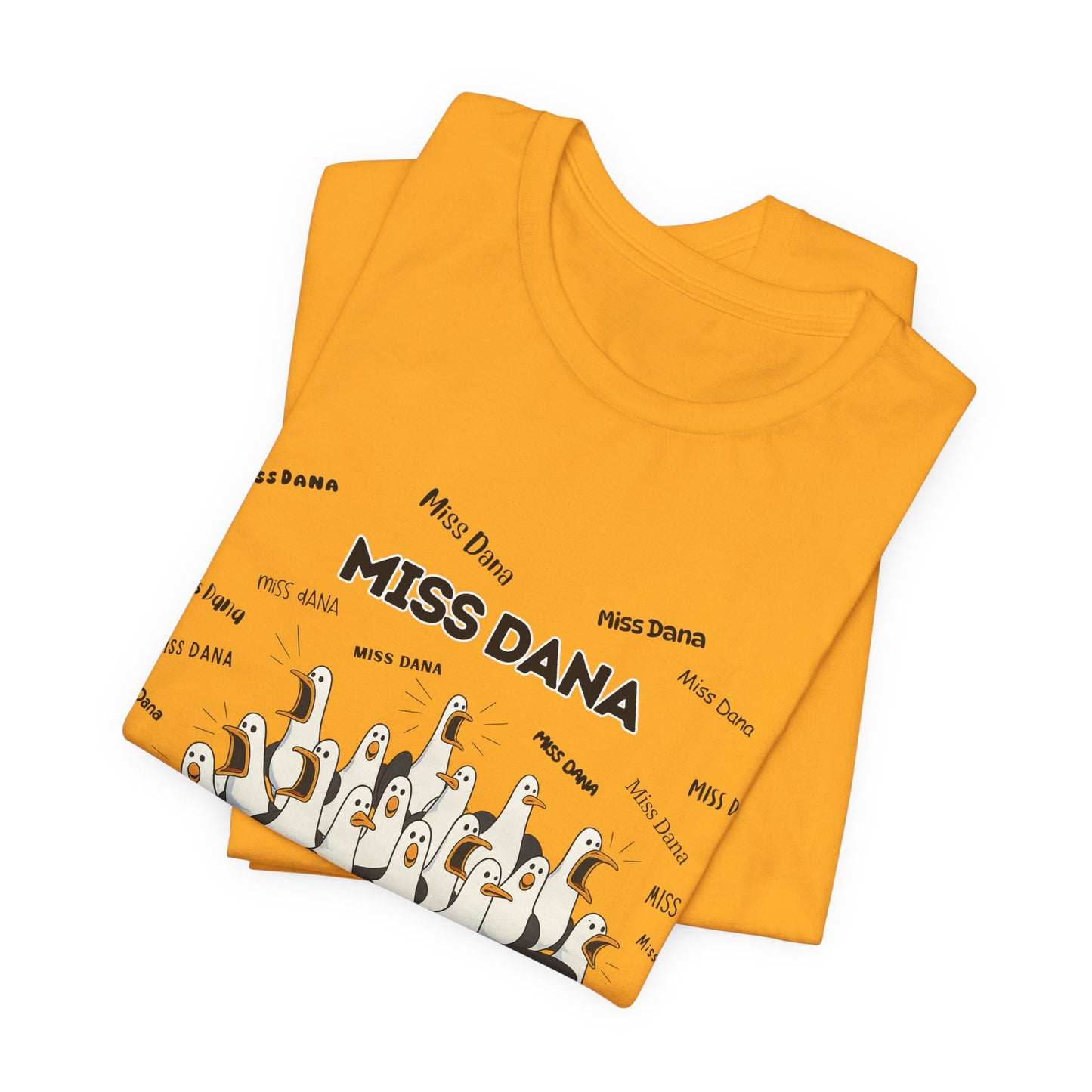 Miss Dana- Penguin Choir T-Shirt — Funny Teacher Personalized Tee