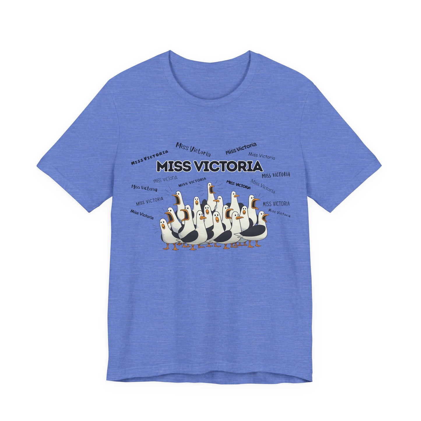 Miss Victoria- Penguin Choir T-Shirt — Funny Teacher Personalized Tee