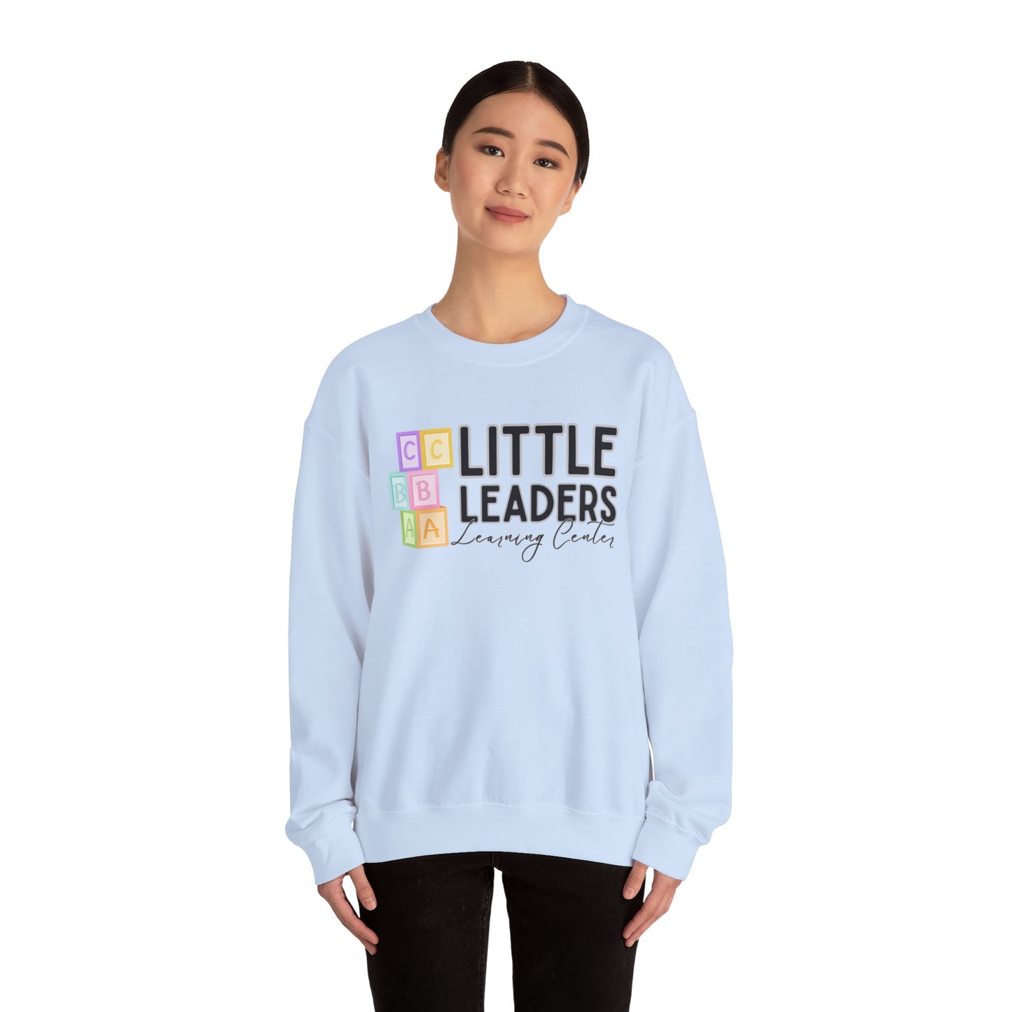 Little Leaders w/ Blocks Crewneck Unisex Sweatshirt