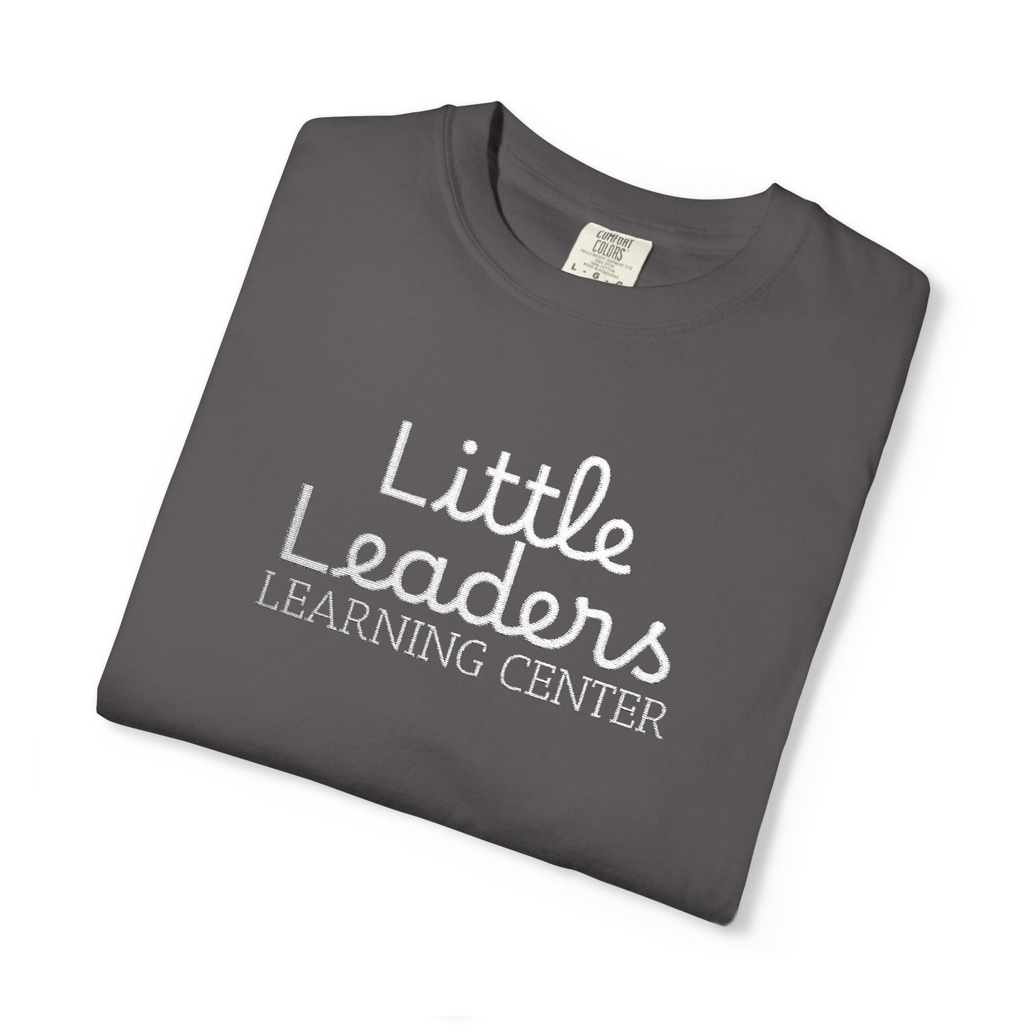 Little Leaders Full Embroidered Unisex Garment-Dyed T-Shirt