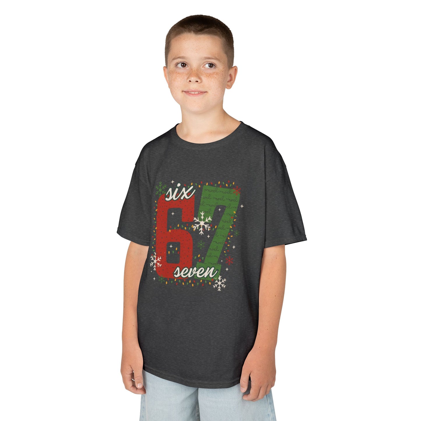 Kids '67' Christmas Number Graphic Tee — Youth- Christmas