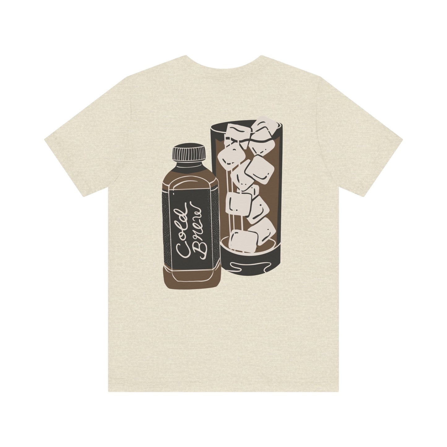 Cold Brew Coffee Lovers Tee, Unisex Jersey Shirt for Coffee Lovers