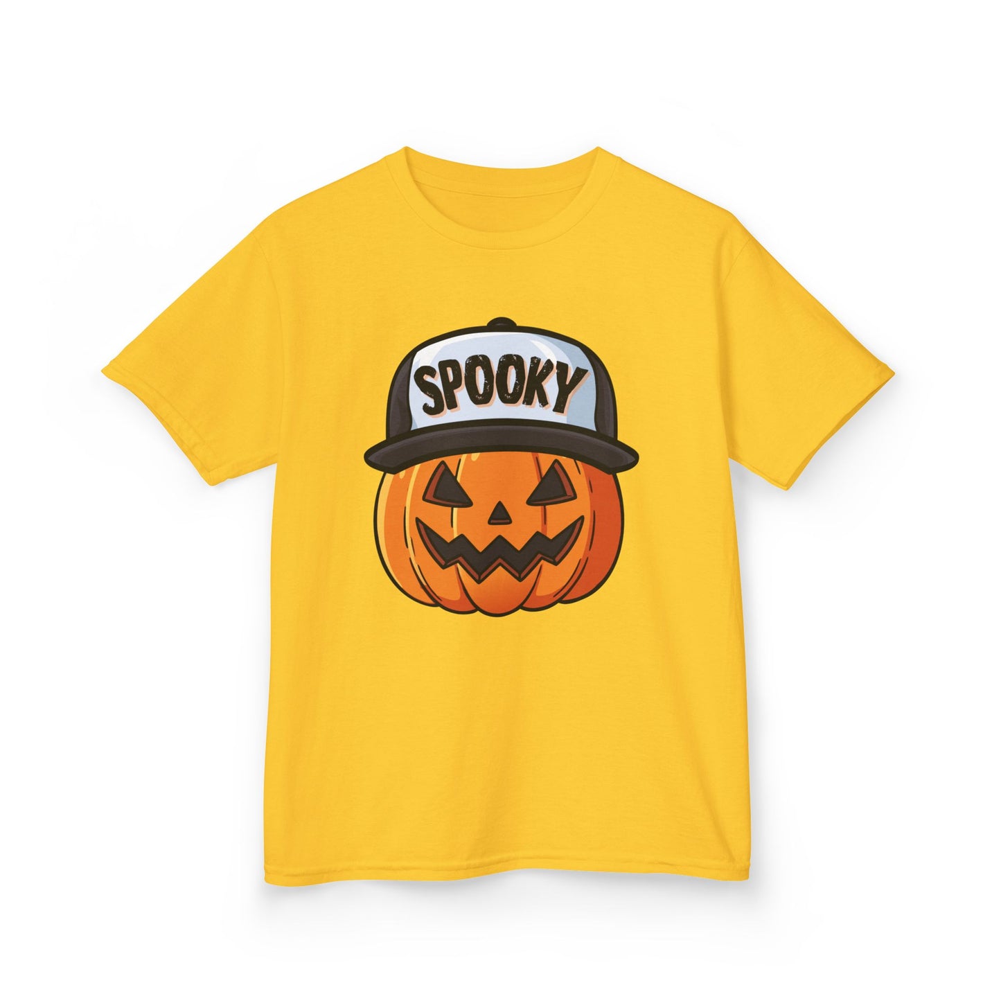 Spooky Pumpkin w/ Hat | Halloween | Kids Cotton™ Tee