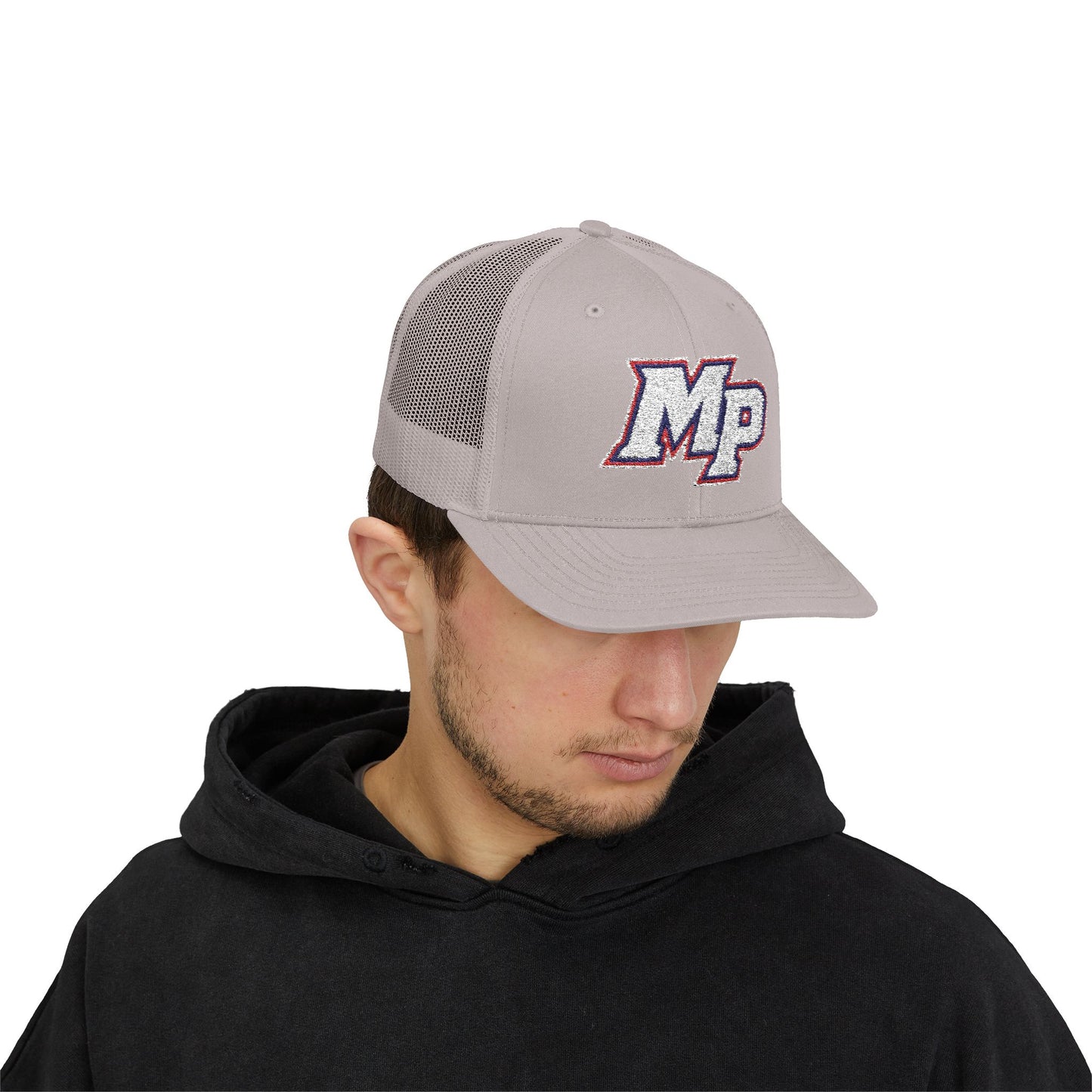 MP Football Logo Embroidered Trucker Cap